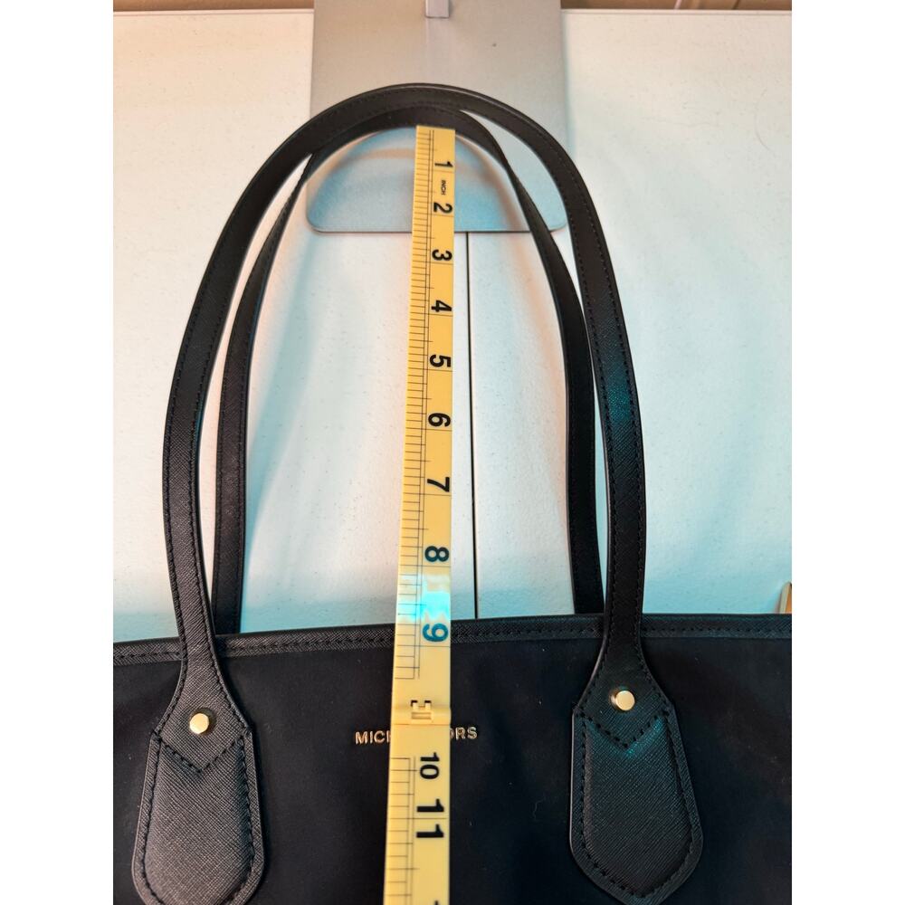 Michael Kors‎ Women's Black Nylon Leather Jet Set Medium Tote EUC - Picture 9 of 11